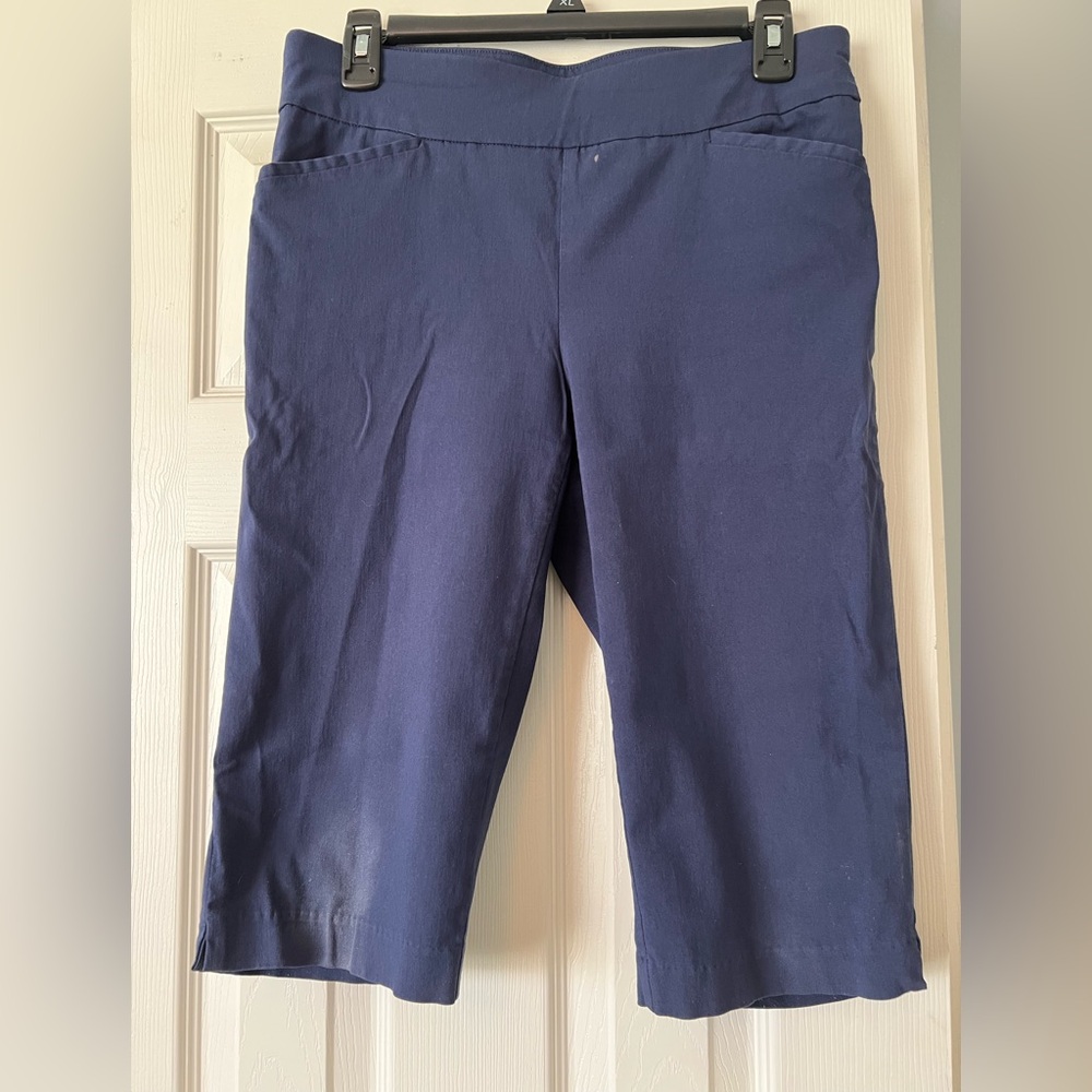 Capri - Fabulously Slimming, Perfect Stretch by Chico’s Size 0
Dark blue